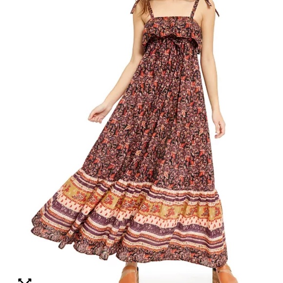 Free People Dresses & Skirts - Free People Multicolor Floral Maxi Dress